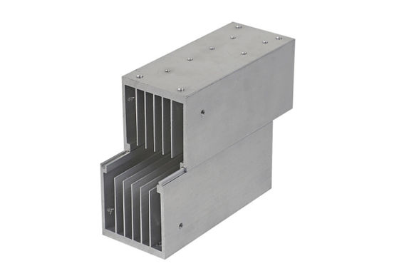 Verdrängter Aluminiumkühlkörper Grey Anodizeds 6063 Legierung