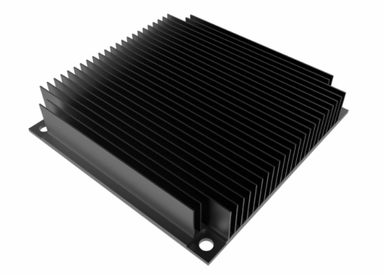 6005 schwarze anodisierte verdrängte Kühlkörper-Profile für Audiogeräte