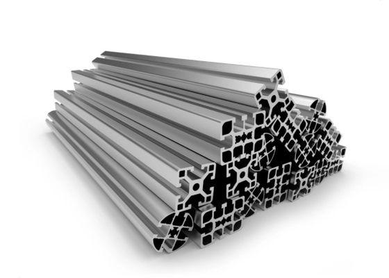 Cer 6063 anodisierte Aluminiumprofil-Fließband t-Schlitz Schlitz/V