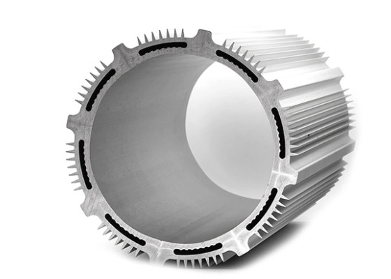 Silbriger schwarzer Zylinder Shell With Longlife des industriellen Aluminiumprofil-6063 T5