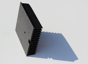 Industrielles Aluminiumkühlkörper-Verdrängungs-Schwarzes anodisierte 6063