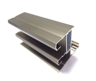 Champagne anodisierte Aluminiumverdrängungs-Profile mit 6063-T5/6060-T5
