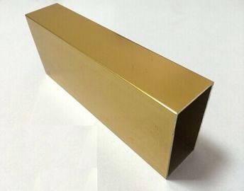 Goldene anodisierte Aluminium- Verdrängungs-Profile für gleitendes Aluminium-Windows