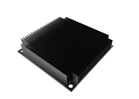 Schwarzes anodisierte verdrängten Kühlkörper profiliert 6005 T66 für industriellen Computer