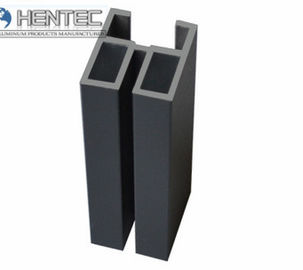 PVDF-Aluminiumverdrängungs-Profile für Schiebetür, mit der fertigen maschinellen Bearbeitung